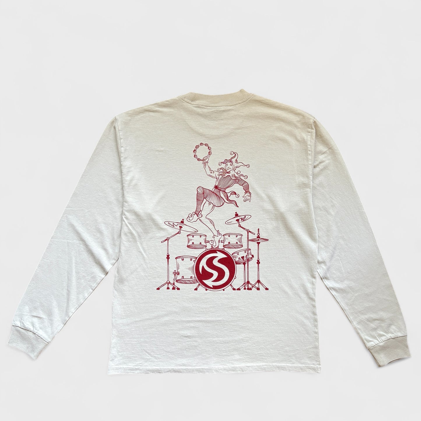 SUPPORT GRASSROOTS MUSIC JESTER LONGSLEEVE TEE