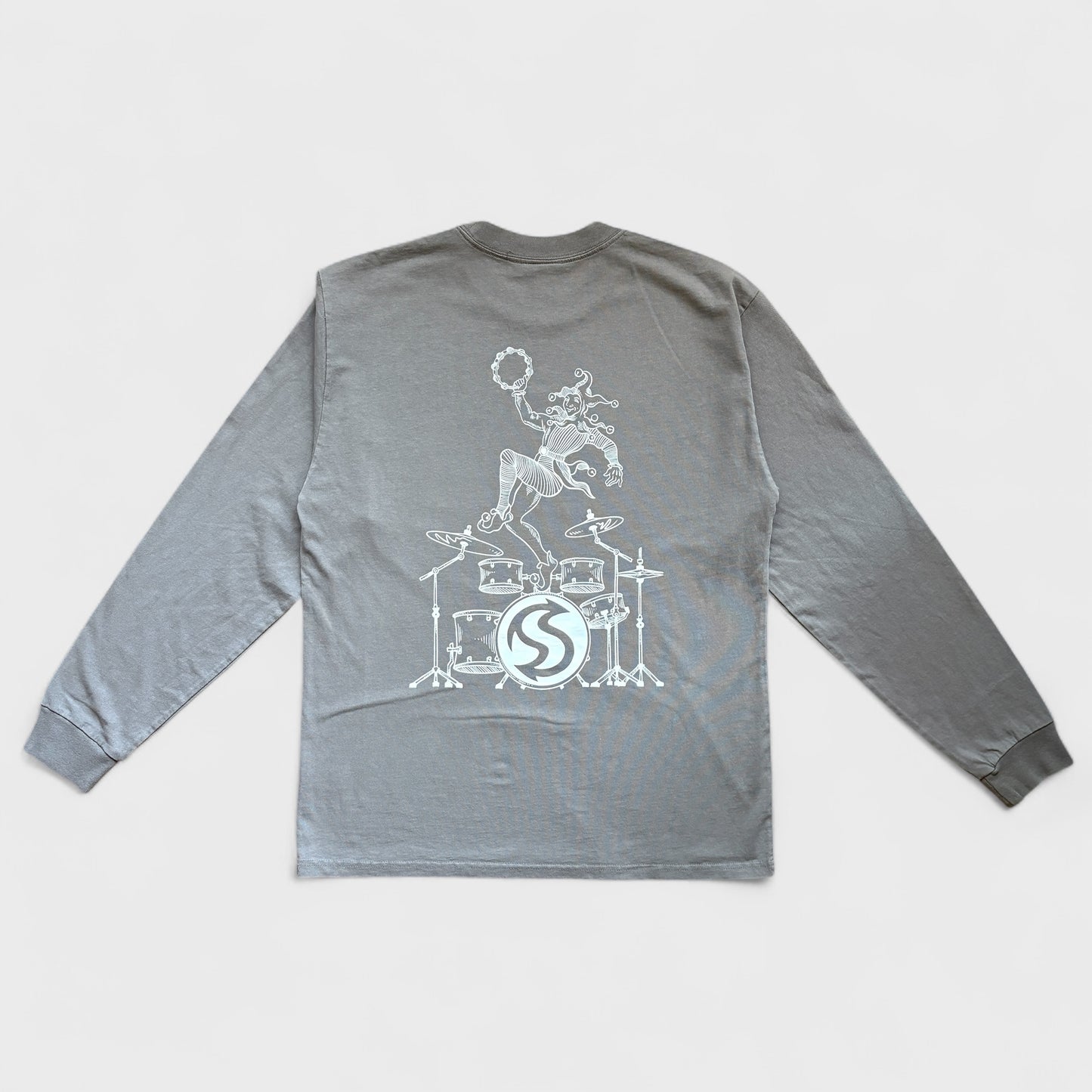 SUPPORT GRASSROOTS MUSIC JESTER LONGSLEEVE TEE